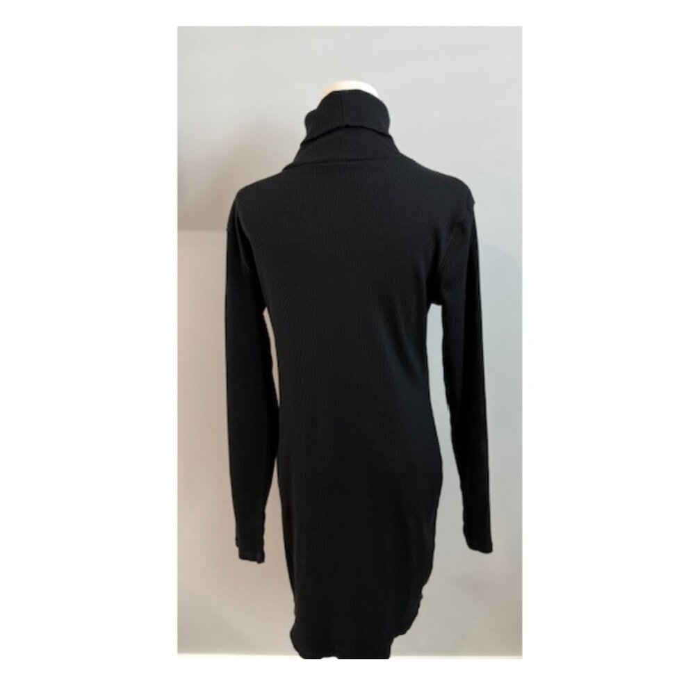 Wild Fable Black Turtleneck Long Sleeve Knit Sweater Dress Size XL - Picture 5 of 7